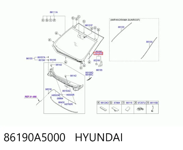  86190A5000 Hyundai/Kia