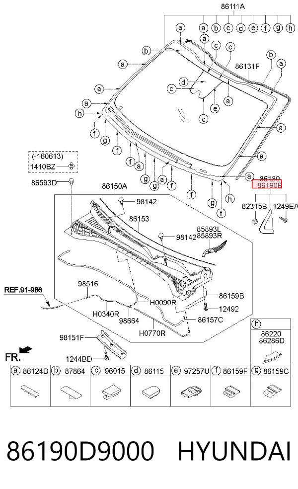  86190D9000 Hyundai/Kia