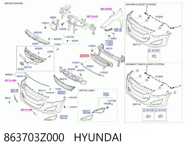  863703Z000 Hyundai/Kia