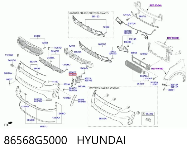  86568G5000 Hyundai/Kia