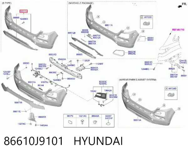  86610J9101 Hyundai/Kia