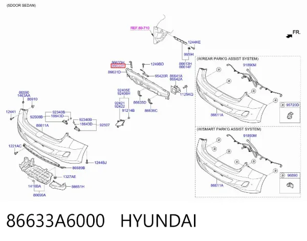  86633A6000 Hyundai/Kia