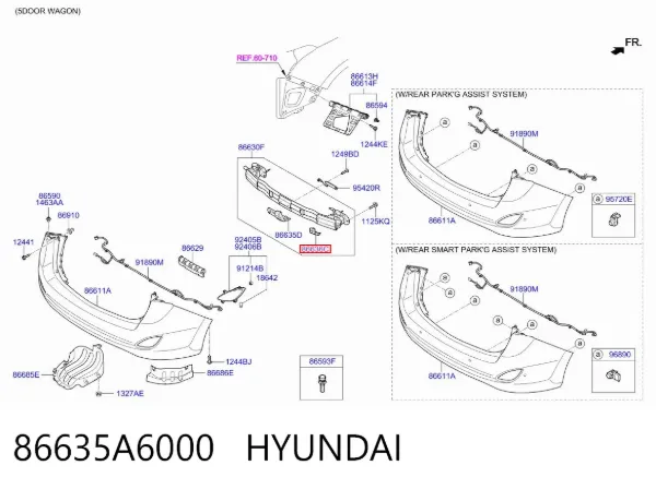  86635A6000 Hyundai/Kia