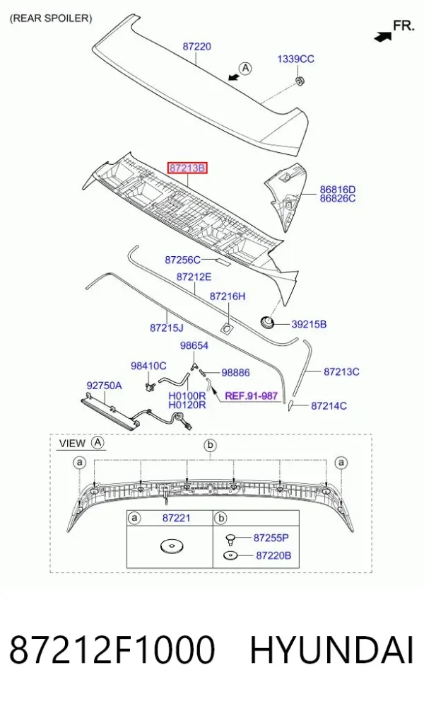  87212F1000 Hyundai/Kia
