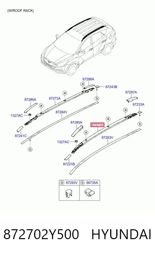  872702Y500 Hyundai/Kia