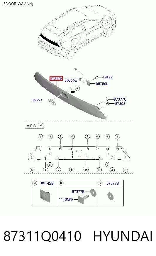 87311Q0410 Hyundai/Kia