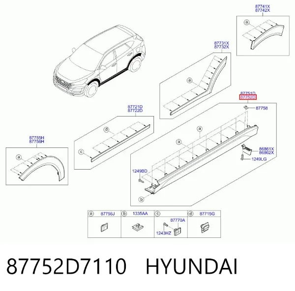  87752D7110 Hyundai/Kia