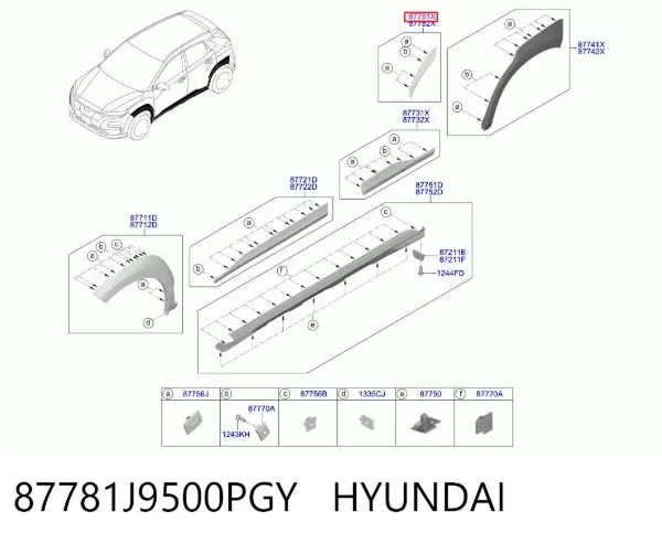  87781J9500PGY Hyundai/Kia