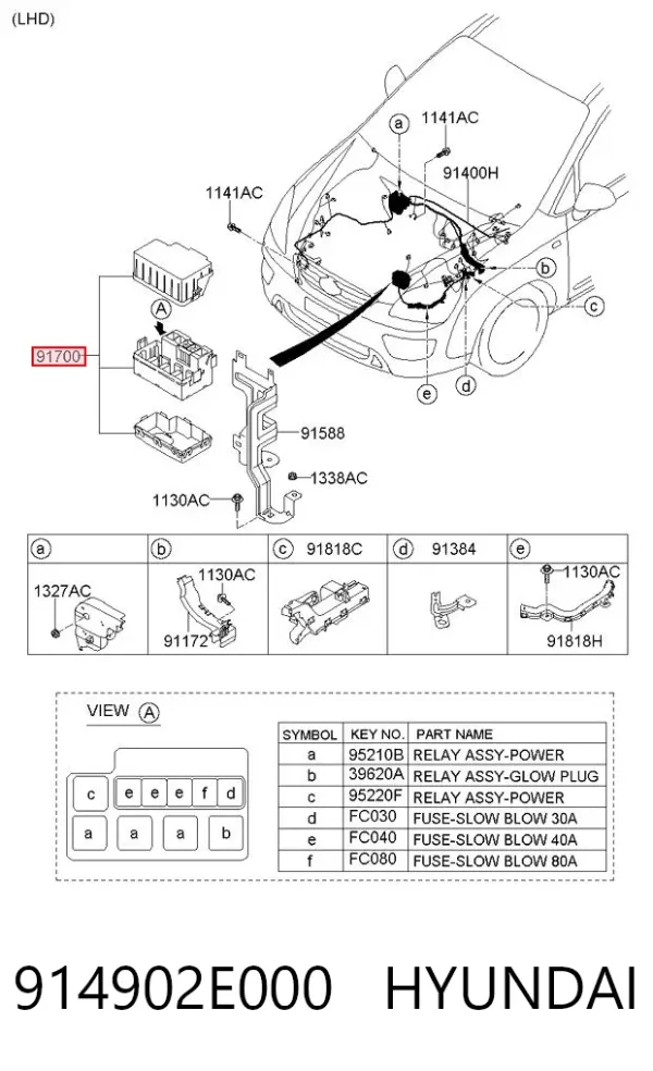  914902E000 Hyundai/Kia