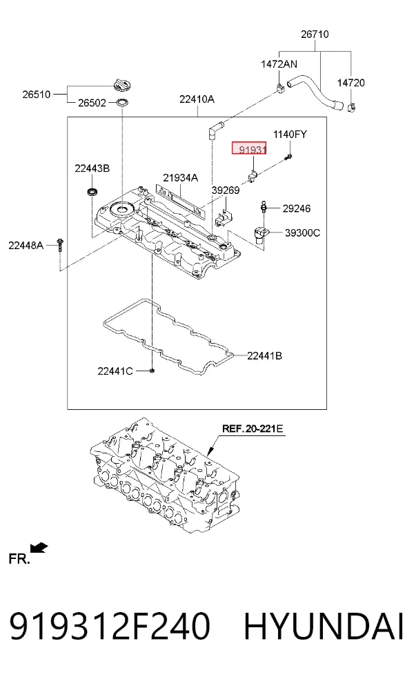  919312F240 Hyundai/Kia