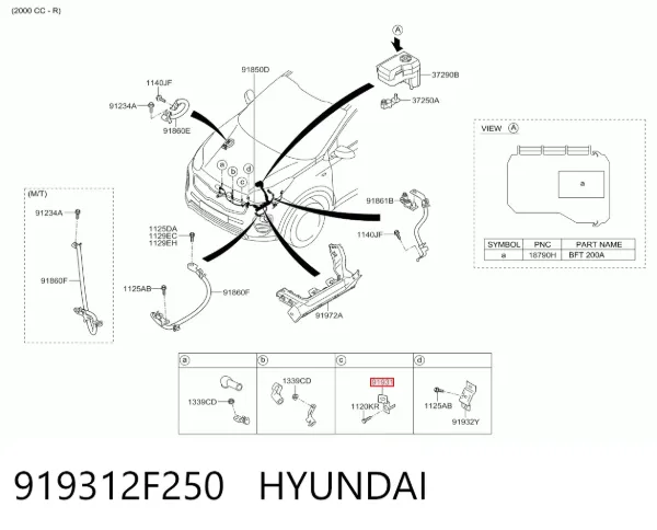  919312F250 Hyundai/Kia