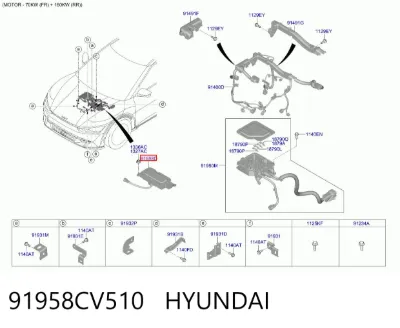 Inversor de corriente HYUNDAI 91958CV510