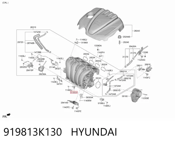  919813K130 Hyundai/Kia