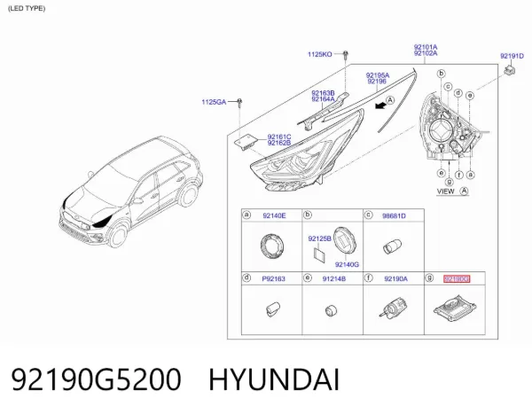  92190G5200 Hyundai/Kia
