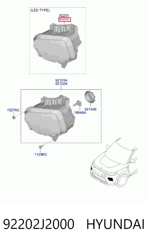  92202J2000 Hyundai/Kia