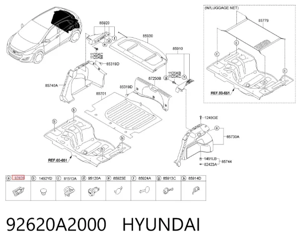  92620A2000 Hyundai/Kia