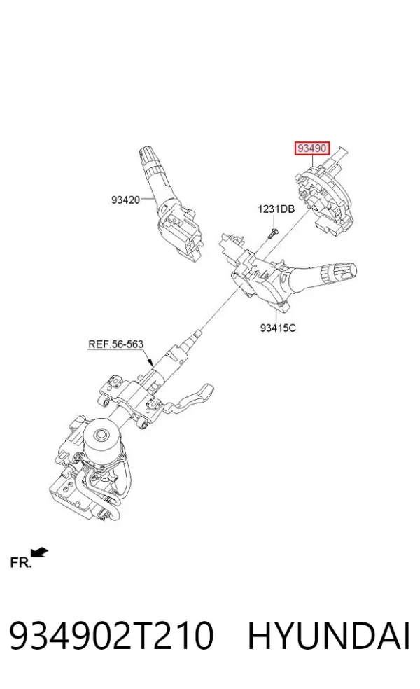 Anillo AIRBAG 934902T210 Hyundai/Kia
