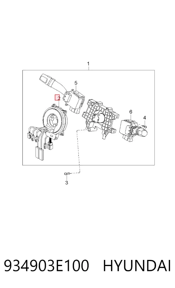 Anillo AIRBAG 934903E100 Hyundai/Kia
