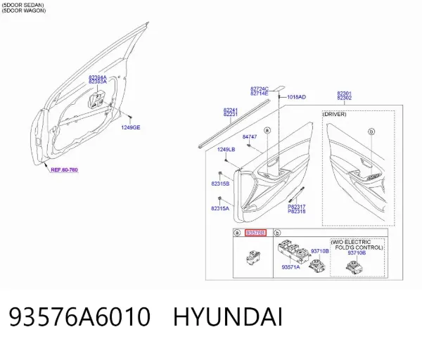  93576A6010 Hyundai/Kia