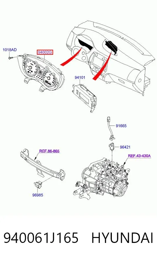  940061J165 Hyundai/Kia