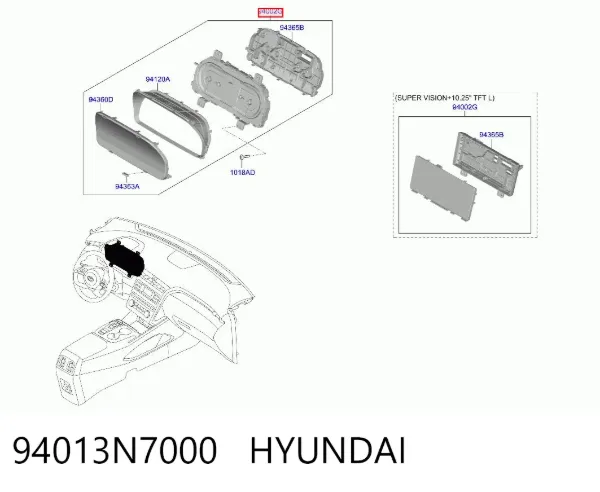  94013N7000 Hyundai/Kia