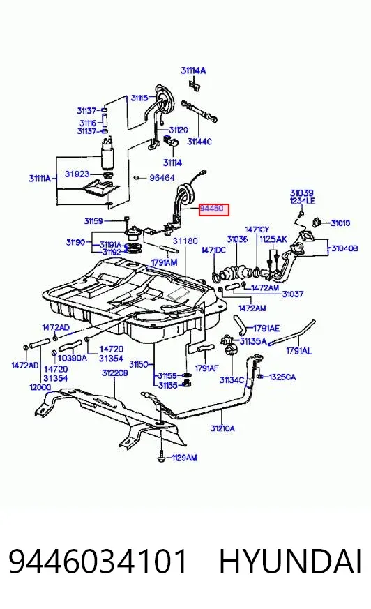 Aforador 9446034101 Hyundai/Kia