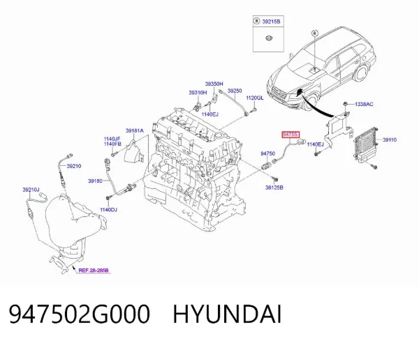  947502G000 Hyundai/Kia