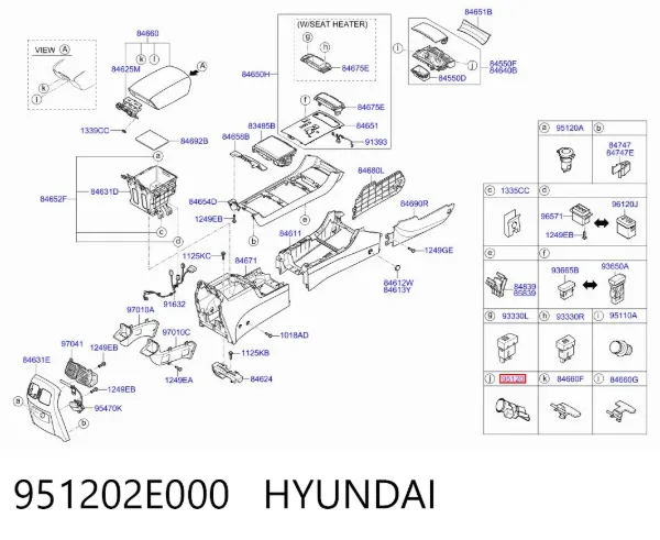  951202E000 Hyundai/Kia