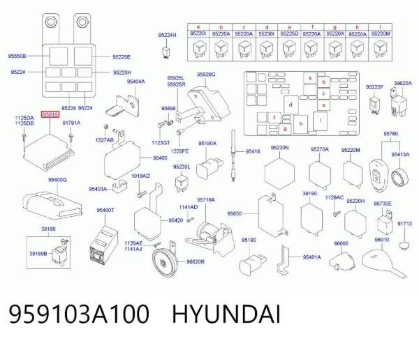  959103A100 Hyundai/Kia