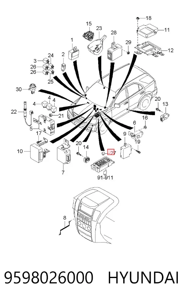  9598026000 Hyundai/Kia