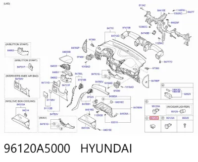 Concentrador USB HYUNDAI 96120A5000