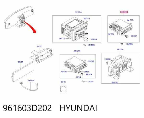 Radio Hyundai Sonata IV
