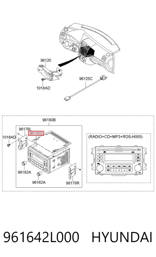 Radio Hyundai Sonata V