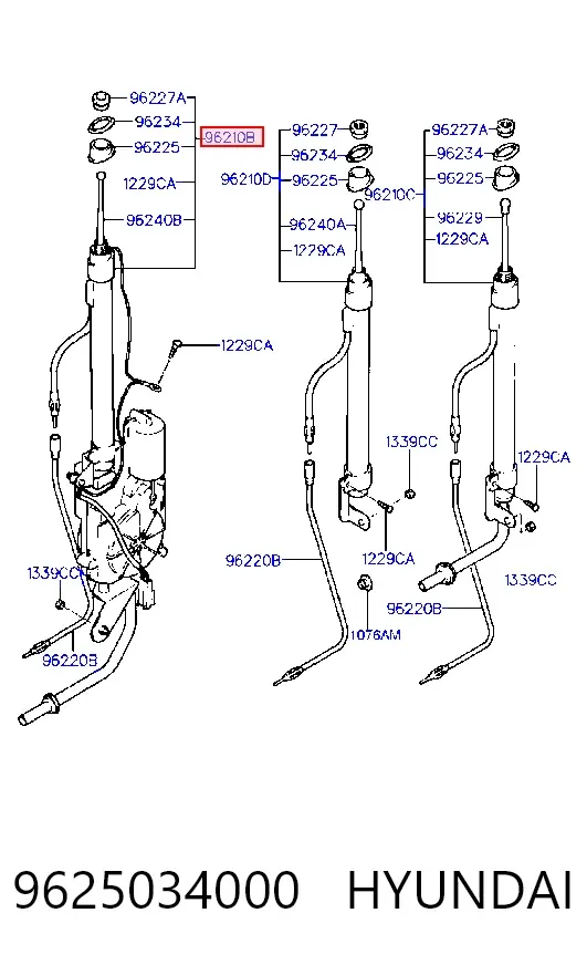 Antena Hyundai Sonata III