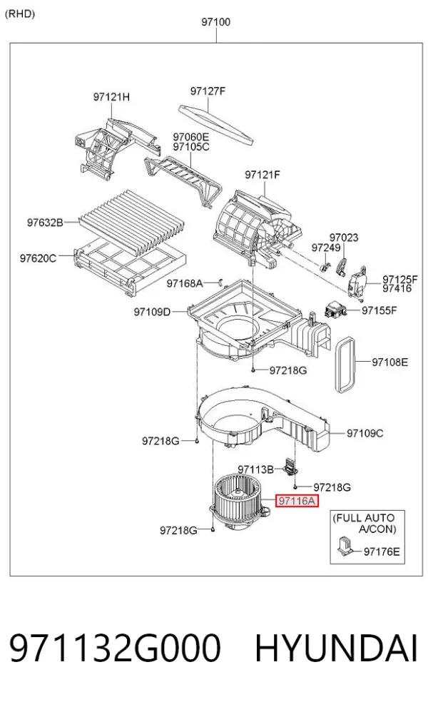 Ventilador habitáculo KIA Magentis II