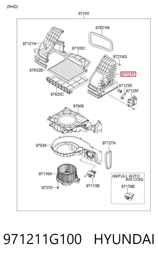  971211G100 Hyundai/Kia