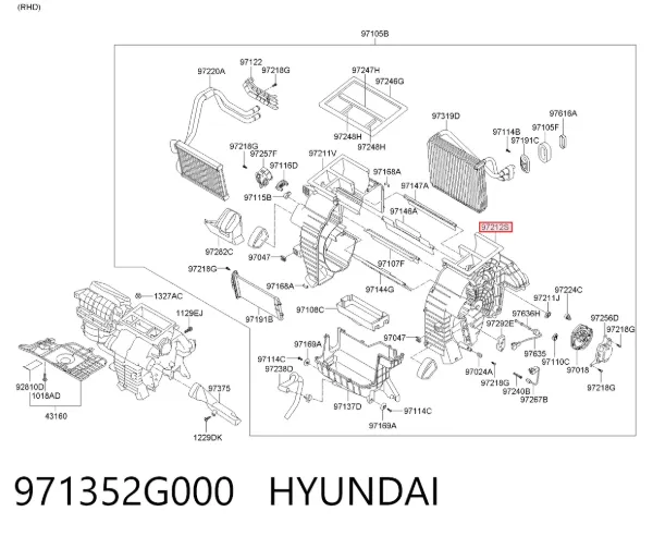  971352G000 Hyundai/Kia