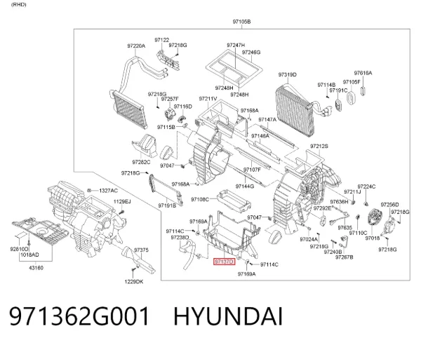 971362G001 Hyundai/Kia