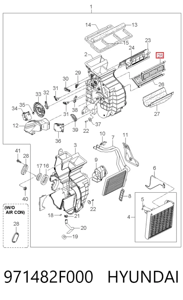  971482F000 Hyundai/Kia