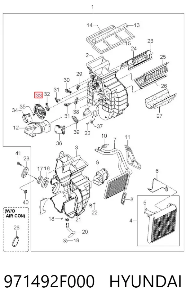  971492F000 Hyundai/Kia