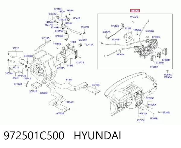 Unidad de control aire acondicionado Hyundai Getz 