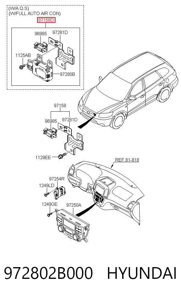  972802B000 Hyundai/Kia