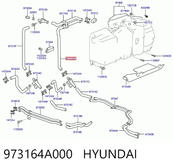  973164A000 Hyundai/Kia