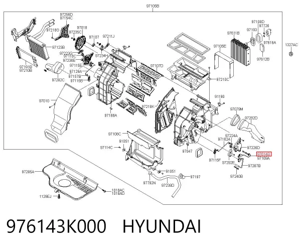 Sensor de la temperatura interior Hyundai Sonata V