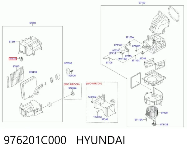 976201C000 Hyundai/Kia