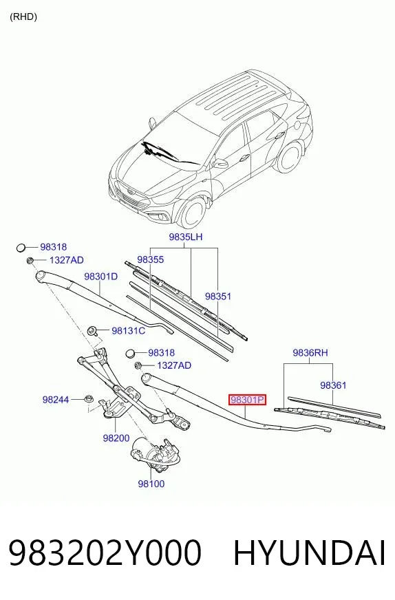  983202Y000 Hyundai/Kia