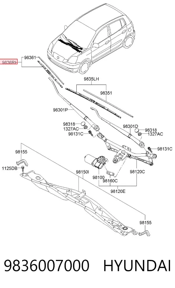 9836007000 Hyundai/Kia