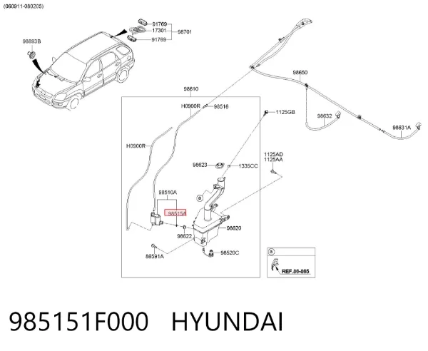  985151F000 Hyundai/Kia