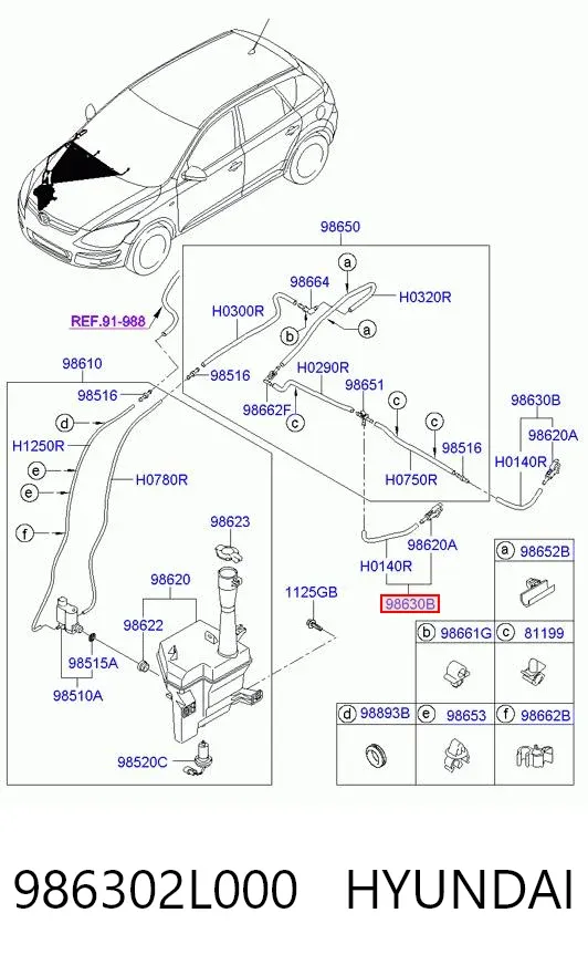  986302L000 Hyundai/Kia