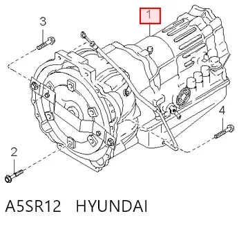 Caja de cambios automática A5SR12 Hyundai/Kia